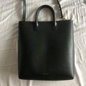 Mansur Gavriel North South Tote in Moss Green